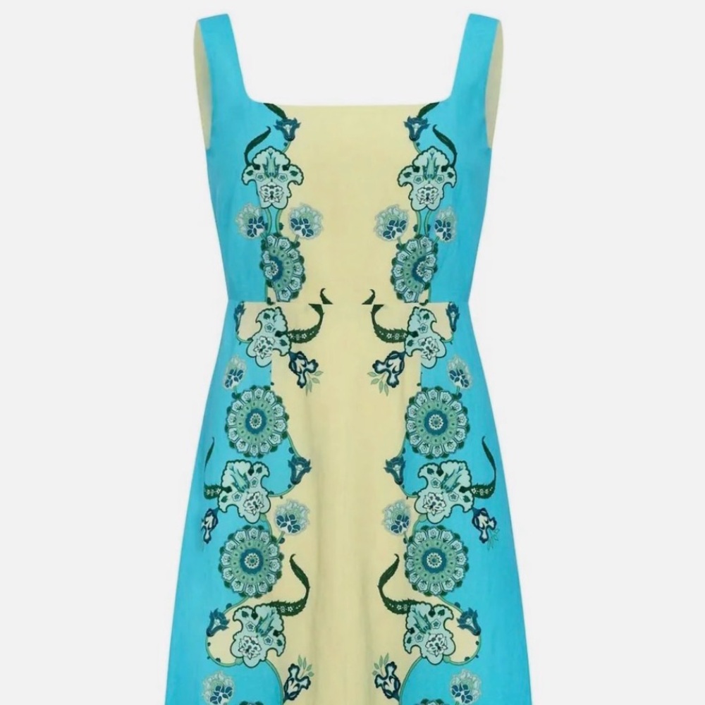 NWOT ANNA CATE Minnie Midi Dress Size XS in Coastal - Picture 7 of 11